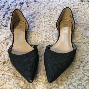 Black Pointed Flats